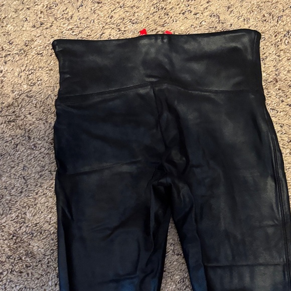 SPANX Black Faux Leather Leggings - Picture 7 of 7